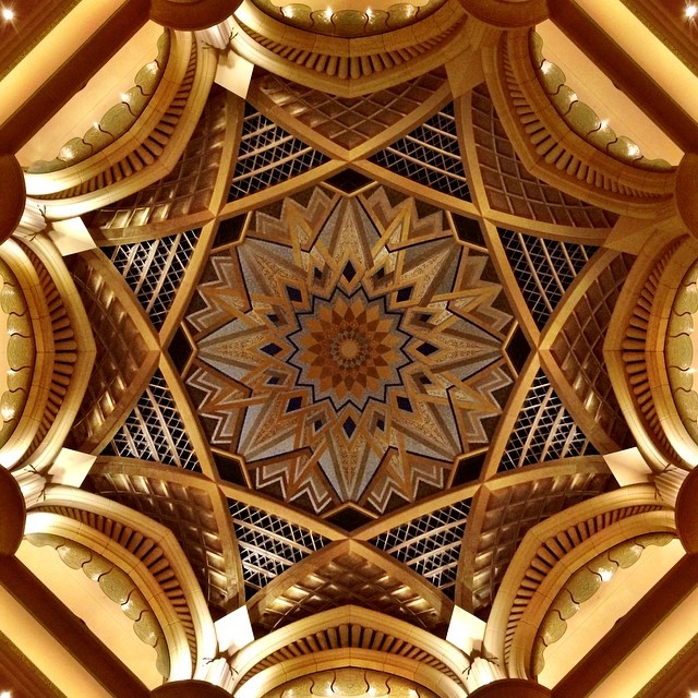 Under the dome at #Emirates #Palace in #AbuDhabi, #UAE.