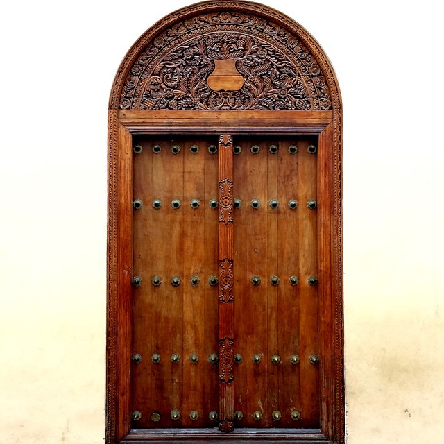 Old door in #Zanzibar, #Tanzania. #latergram #africa #travel