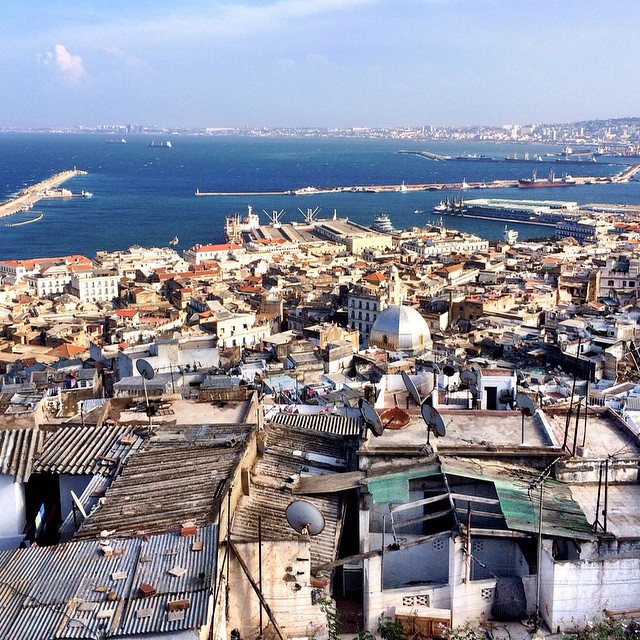Back in #Algeria for the first time since 1987. Here's the beautiful view overlooking the old #Casbah of #Algiers. #Algerie