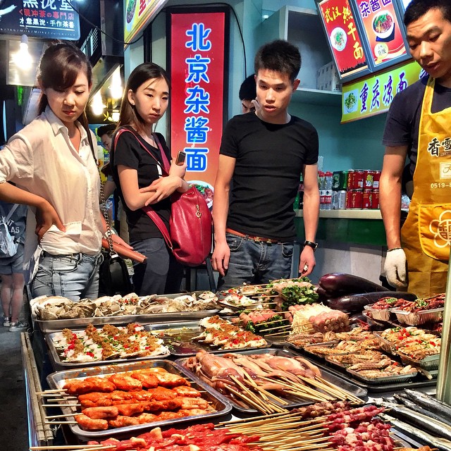 Night market in #Hangzhou, #China. #food #travel #cnn #cnnsilkroad