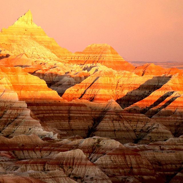 #Sunset in the #badlands.