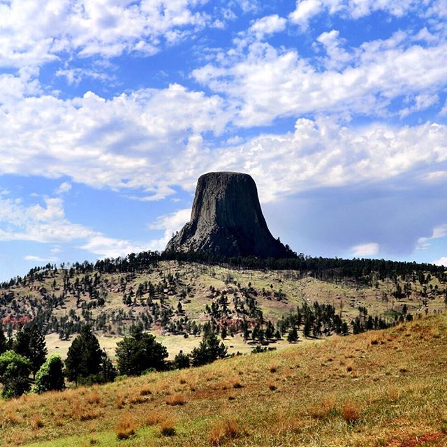 First stop in #Wyoming - Devil's Tower National Monument. #america