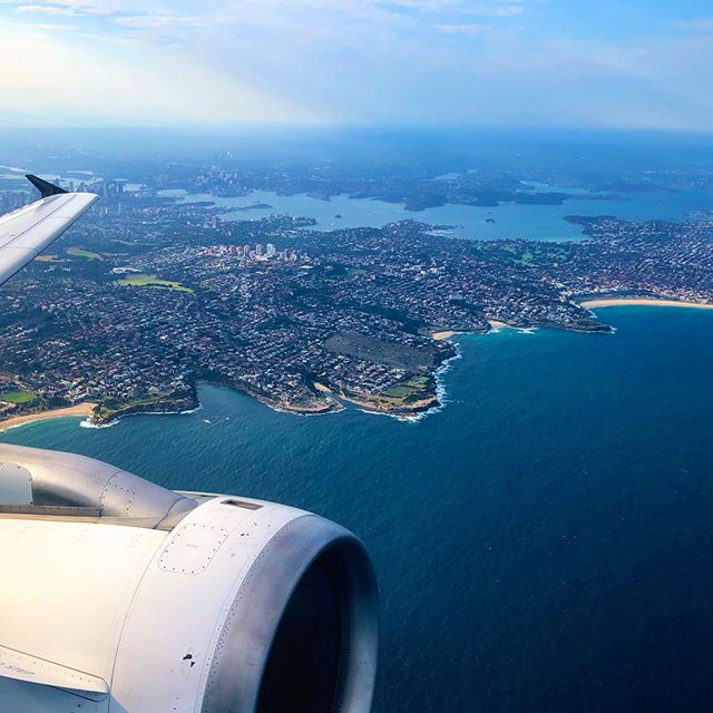 Goodbye Australia! Beautiful views of Sydney Harbour, Bondi Beach and Coogee Beach after takeoff from SYD on this @airnz A320. Up next: Auckland and soon the Hamilton Sevens.....#bondibeach #coogee #australia #newzealand #sevens #rugby @cnnvision