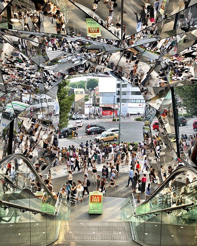Tokyo from every angle.....#kaleidoscope #travel #tokyo #harajuku #japan